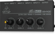 BEHRINGER MX400 MICROMIX NÍZKOHLUKOVÝ MIXÉR BEHRINGER MX400 MICROMIX NÍZKOHLUKOVÝ MIXÉR
