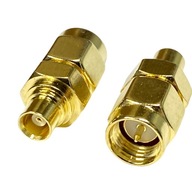 Adaptér MCX zásuvka / SMA zástrčka Adaptér MCX zásuvka / SMA zástrčka