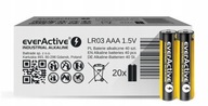 everActive LR03 / AAA alkalické batérie 40 ks malých tyčiniek 1,5V