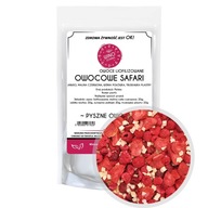 Ovocie Safari Lyofilizovaná zmes Jablko Malina Jahoda Čerešňa 80g Doypack Ovocie Safari Lyofilizovaná zmes Jablko Malina Jahoda Čerešňa 80g Doypack