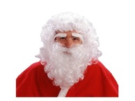 Santa parochňa s bradou a obočím Outfit Disguise Santa parochňa s bradou a obočím Outfit Disguise