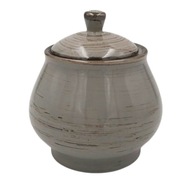 BOGUCICE NOSTALGIA MISKA NA CUKOR 300 ML ŠEDÝ SLIMÁK S viečkom BOGUCICE NOSTALGIA MISKA NA CUKOR 300 ML ŠEDÝ SLIMÁK S viečkom