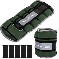 ZELENÉ NASTAVITEĽNÉ ZÁVAHY 2x 3 KG NA RUKY A NOHY ZELENÉ NASTAVITEĽNÉ ZÁVAHY 2x 3 KG NA RUKY A NOHY