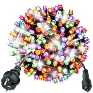 1000 LED svetiel na vianočný stromček FLASH Šnúra na vianočný stromček VIANOČNÝ STROMČEK VON/INTER
