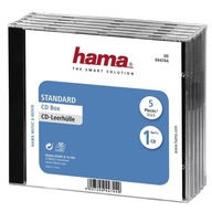 Hama CD box štandardné 5-balenie