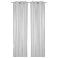 IKEA BYMOTT Závesy 120x300cm 2ks pruhované šedé IKEA BYMOTT Závesy 120x300cm 2ks pruhované šedé