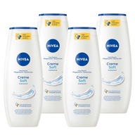 NIVEA CREME SOFT Dámsky sprchový gél s mandľovým olejom 500 ml x 4 ks NIVEA CREME SOFT Dámsky sprchový gél s mandľovým olejom 500 ml x 4 ks
