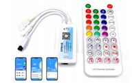 Bluetooth hudobný ovládač SP611 WS2811 WS2812B diaľkové ovládanie 5-24V DUBLO Bluetooth hudobný ovládač SP611 WS2811 WS2812B diaľkové ovládanie 5-24V DUBLO