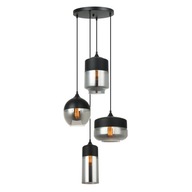 Závesné svietidlo Molina MDM-4364/4 BK+SG Italux