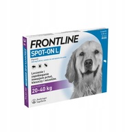 Drops Frontline SPOT-ON L PSY 20-40kg 3 pipety Drops Frontline SPOT-ON L PSY 20-40kg 3 pipety