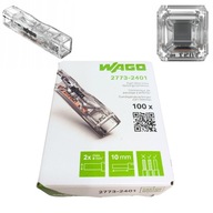 100x priechodný konektor WAGO 2773-2401 0,75-4 mm² drôt 2773-2401 100x priechodný konektor WAGO 2773-2401 0,75-4 mm² drôt 2773-2401