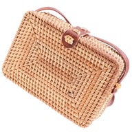 Pletený kožený remienok na kabelku Boho Crossbody