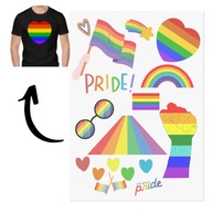 Nažehľovacie obliečky na súpravu oblečenia Rainbow PRIDE Nažehľovacie obliečky na súpravu oblečenia Rainbow PRIDE