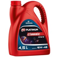 Olej PLATINUM CLASSIC MINERAL 15W40 | 4,5 litra