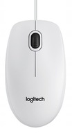 Logitech B100, káblová myš, biela Logitech B100, káblová myš, biela