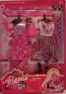 BARBIE STEFFI 2x OBLEČENIE ŠATY + NOHAVICE + DOPLNKY BARBIE STEFFI 2x OBLEČENIE ŠATY + NOHAVICE + DOPLNKY