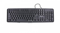 Ruská klávesnica USB Cyrillic KB-U čierna Ruská klávesnica USB Cyrillic KB-U čierna