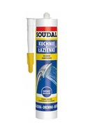 Sanitárny silikón Soudal čierny 280ml Sanitárny silikón Soudal čierny 280ml