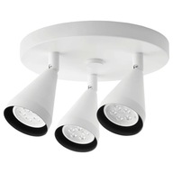 IKEA NAVLINGE Stropná lampa s 3 bodovými svetlami biela IKEA NAVLINGE Stropná lampa s 3 bodovými svetlami biela