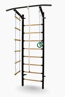 Rehabilitačný gymnastický rebrík, oceľ, drevo