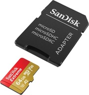 KARTA SANDISK EXTREME microSDXC 64 GB 170/80 MB/s