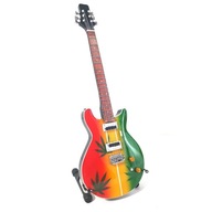 Bob Marley Tribute Ganja mini gitara 0468 Bob Marley Tribute Ganja mini gitara 0468