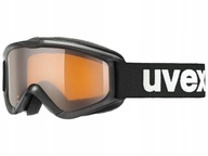 Detské lyžiarske okuliare UVEX Speedy Pro S2 čierne