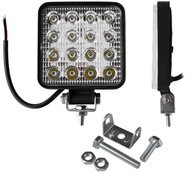 LAMPA 16 LED HALOGÉNOVÝ PRACOVNÝ BODOVÝ 48W 12V 24V