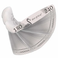 Pilník na nechty 180/240 Elipsa Standard Aba Group Sada 100 ks Pilník na nechty 180/240 Elipsa Standard Aba Group Sada 100 ks
