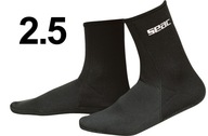 Neoprénové ponožky na plávanie SEAC 2,5 mm L