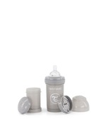 Twistshake antikoliková fľaša, šedá, 180 ml. 0 m+ Twistshake antikoliková fľaša, šedá, 180 ml. 0 m+