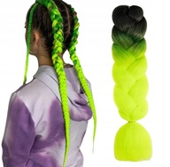 Vrkoče zo syntetických vlasov 120 cm hrubé ombre Vrkoče zo syntetických vlasov 120 cm hrubé ombre