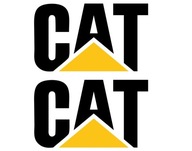 Nálepka s nápisom CATERPILLAR LOGO do 20cm 2 ks Nálepka s nápisom CATERPILLAR LOGO do 20cm 2 ks