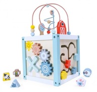Drevené vzdelávacie kocky na triedenie kociek ECOTOYS Drevené vzdelávacie kocky na triedenie kociek ECOTOYS