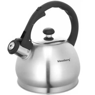 Nerezová kanvica s píšťalkou Klausberg 1,8l Nerezová kanvica s píšťalkou Klausberg 1,8l