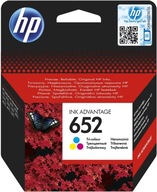 Farebná atramentová kazeta HP HP 652 F6V24AE Trojfarebná Farebná atramentová kazeta HP HP 652 F6V24AE Trojfarebná