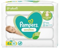 Pampers vlhčené obrúsky 4 x 52 ks. Pampers vlhčené obrúsky 4 x 52 ks.