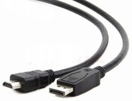 HDMI DisplayPort DP KÁBEL PRE MONITOR, LAPTOP, PROJEKTOR, TV, 1,8M HDMI DisplayPort DP KÁBEL PRE MONITOR, LAPTOP, PROJEKTOR, TV, 1,8M