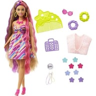 Bábika Barbie Úplne vlasy Cool účesy Flowers HCM89