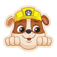 Vankúš v tvare Paw Patrol Rubble, dekorácia šitá v Poľsku, antialergická Vankúš v tvare Paw Patrol Rubble, dekorácia šitá v Poľsku, antialergická