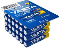 24x Varta AAA alkalická batéria (R3) Napájanie s dlhou životnosťou 24x Varta AAA alkalická batéria (R3) Napájanie s dlhou životnosťou