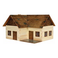 Walachia Skladací Drevený 3D Model Osamelý Dom
