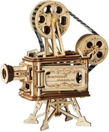 ROBOTIME DREVENÝ MODEL PUZZLE 3D FILMOVÝ PROJEKTOR + VITASCOPE FILM DIY ROBOTIME DREVENÝ MODEL PUZZLE 3D FILMOVÝ PROJEKTOR + VITASCOPE FILM DIY