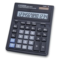 Veľká kancelárska kalkulačka Citizen SDC554S, čierna, 14-miestne