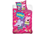 DETSKÉ POSTELIENKY PRASIATKO bavlna 140x200 PEPPA PIG DETSKÉ POSTELIENKY PRASIATKO bavlna 140x200 PEPPA PIG