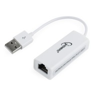 LANBERG USB2.0 sieťová karta -> RJ45 Biela