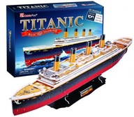 3D puzzle Titanic Large Cubicfun 24011 zábava