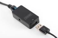 USB predlžovací kábel Digitus DA-70141 čierny 50 m