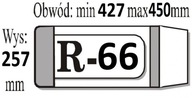 Nastaviteľný obal na knihu R66 (50 ks) IKS