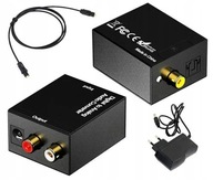 KONVERTOR AUDIO SIGNÁLU DAC 2x RCA + SPDIF DIGITÁLNY ANALOGOVÝ NAPÁJACÍ ZDROJ + KÁBEL KONVERTOR AUDIO SIGNÁLU DAC 2x RCA + SPDIF DIGITÁLNY ANALOGOVÝ NAPÁJACÍ ZDROJ + KÁBEL